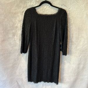 Adrianna Papell black cocktail dress